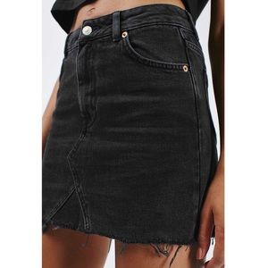 NWT Topshop Moto Denim Skirt